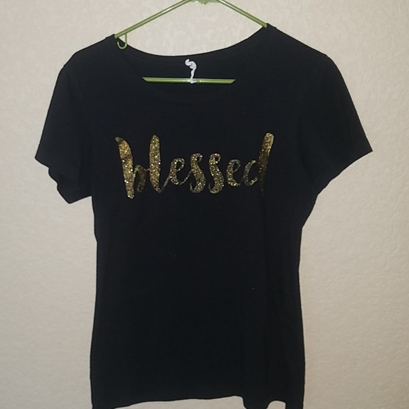 Tops - Blessed womans t short